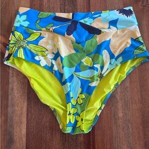 Aerie Multicolor High-Waisted Bikini Bottoms